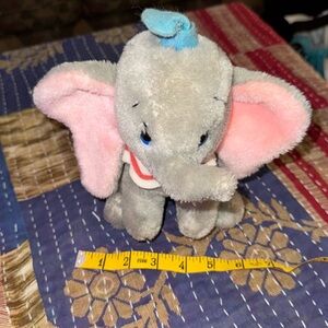 Disneyland vintage dumbo elephant plush 9 inch stuffed animal